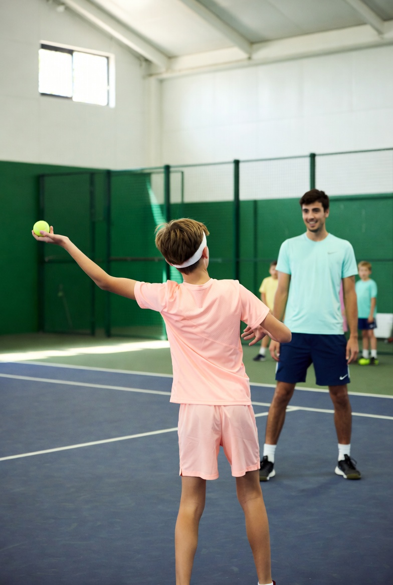Clase de tenis